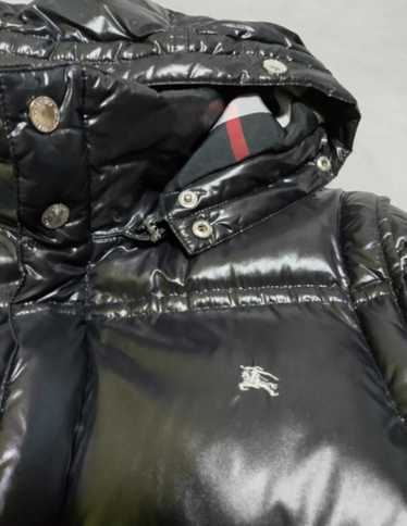 BURBERRY BLACK LABEL ホースロゴ ダウンベストXL 黒