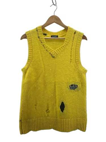 トップス RAF SIMONS 2015AW DISTRESSED KNIT VEST Buy Raf Simons Oversized Destroyed Knitted V-Neck Vest 'Sand