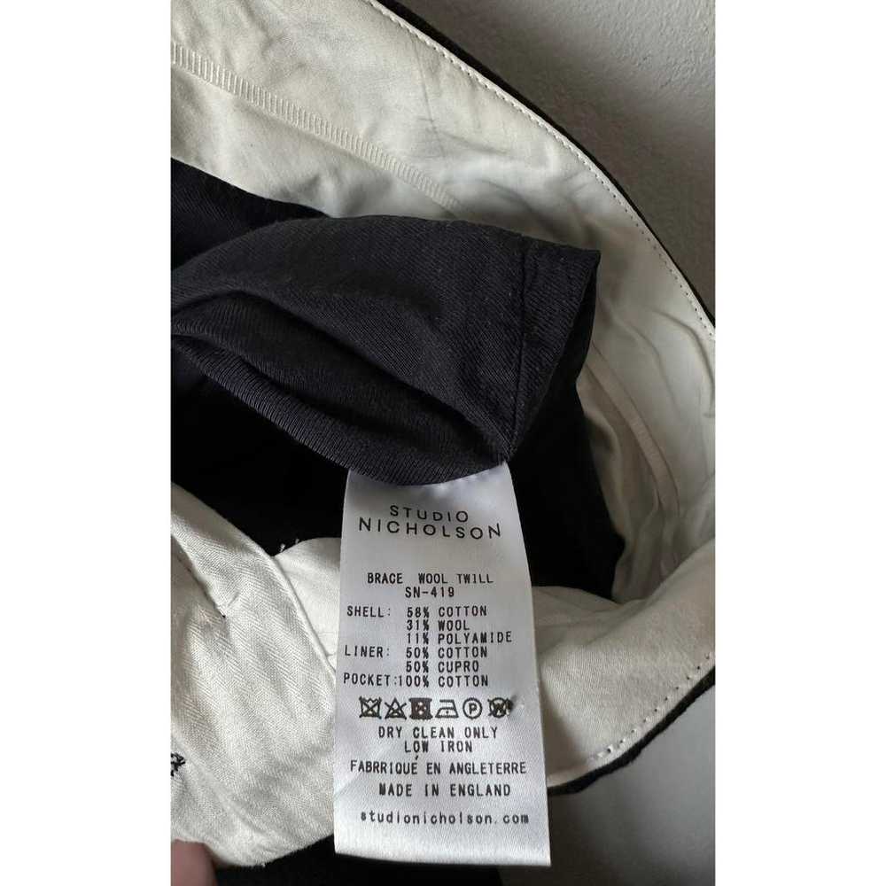 Studio Nicholson Wool straight pants - image 3