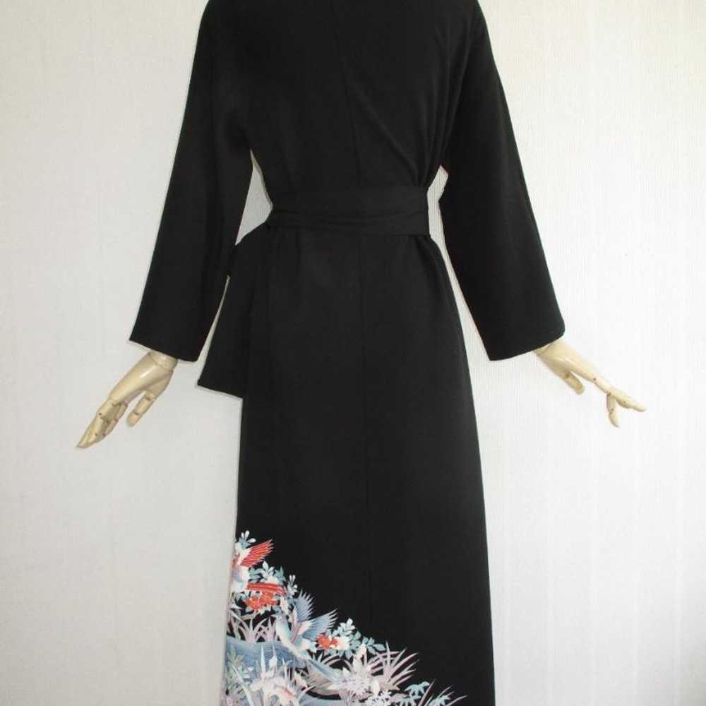 This is a V-neck kimono remake dress made from a … - image 6