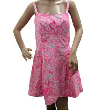 Lilly Pulitzer Blossom Dress Bunny Hop Pink Tropic