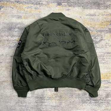 GU×UNDERCOVER FreedomNoise MA-1ジャケット L 黒