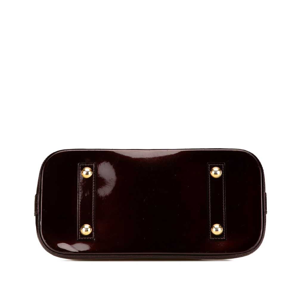 Purple Louis Vuitton Monogram Vernis Alma PM Hand… - image 3