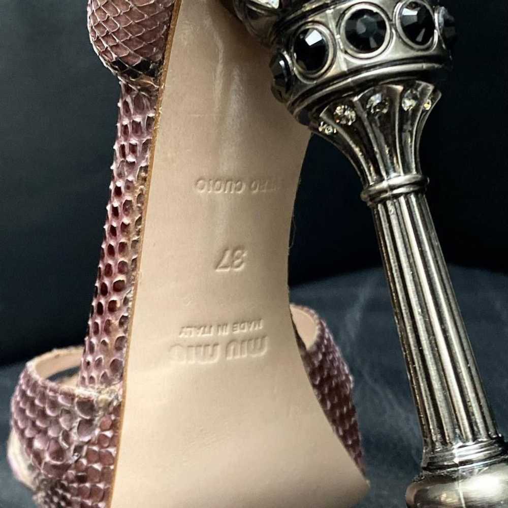 Miu Miu Miu Miu archive heels boots - image 5