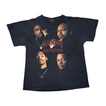DeathRow Snoop Dre 2Pac HIPHOP G-RAP グッズ VTG Death Row Records T-Shirt Suge Kight Dr Dre Snoop Dogg