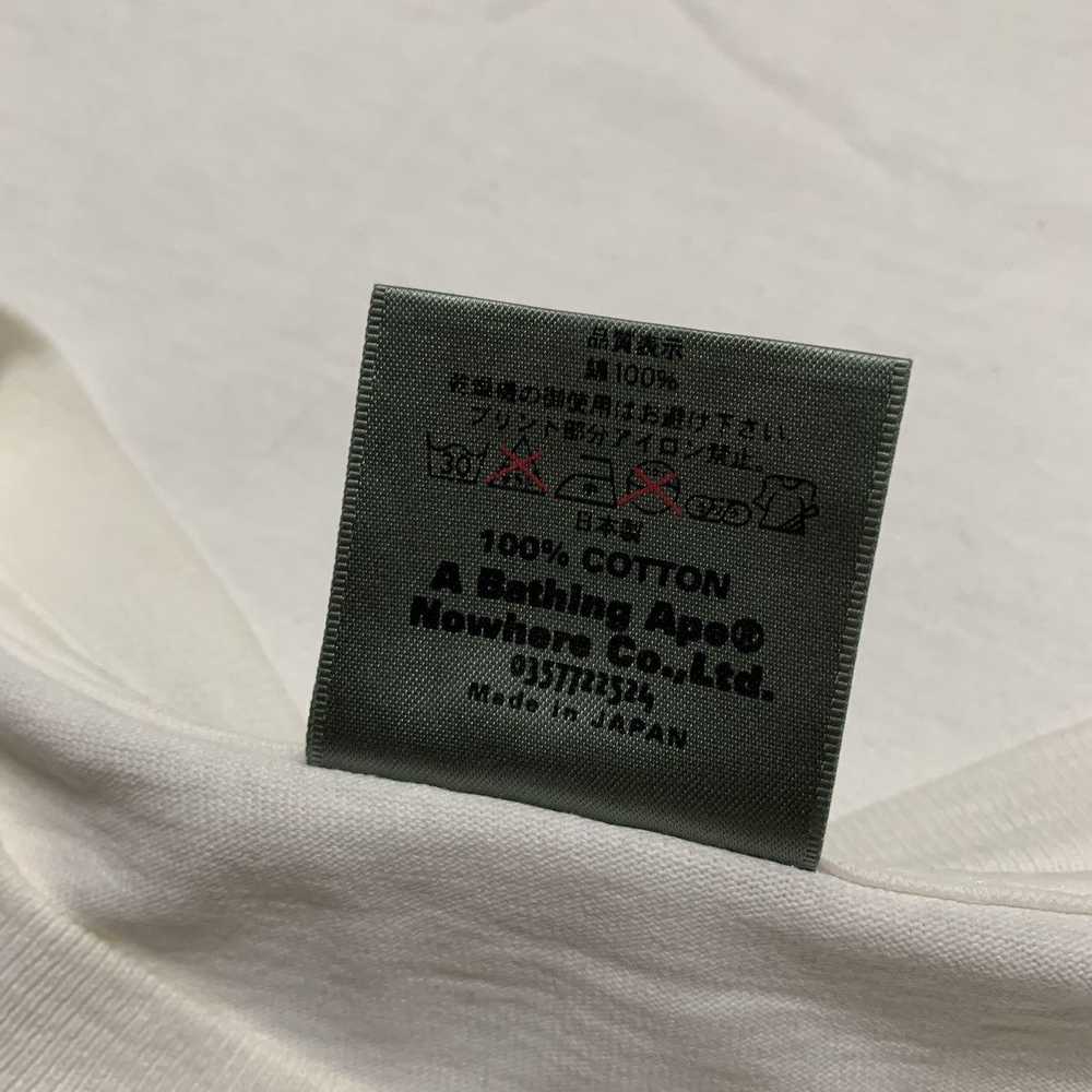 Bape Bape Medium Bapell's Graphic White Tee OG Ni… - image 7