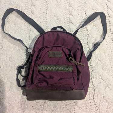 eastpak 80s 90s usa製 リュックサック backpak y2k Eastpak Green Backpack Suede Leather Bottom Vintage Retro