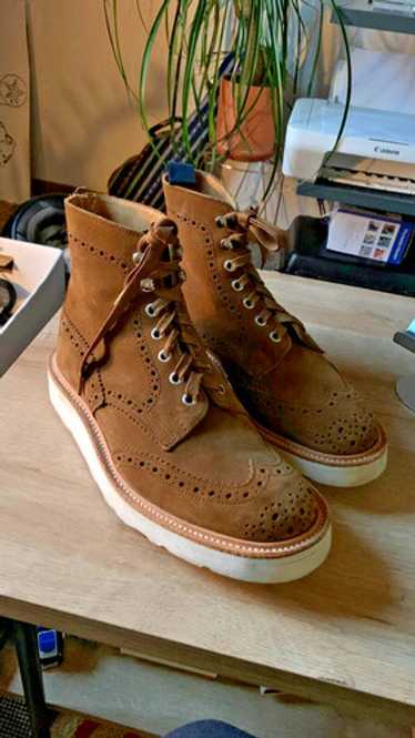 靴 Tricker's Winter Smoke Suede DERBY UK8.5 Robert Derby Shoe - Coffee Suede – R E Tricker Ltd