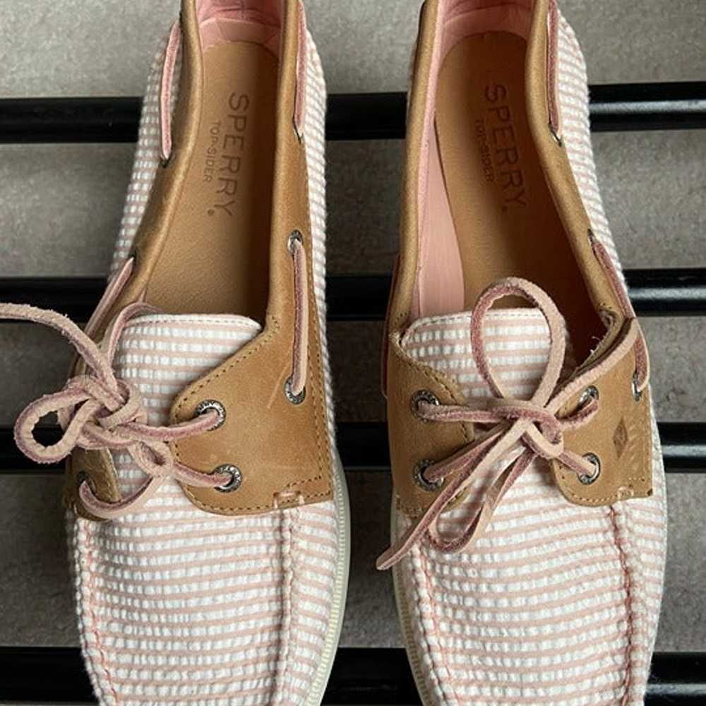 SPERRY Women Original Seersucker Striped Boat Sho… - image 2