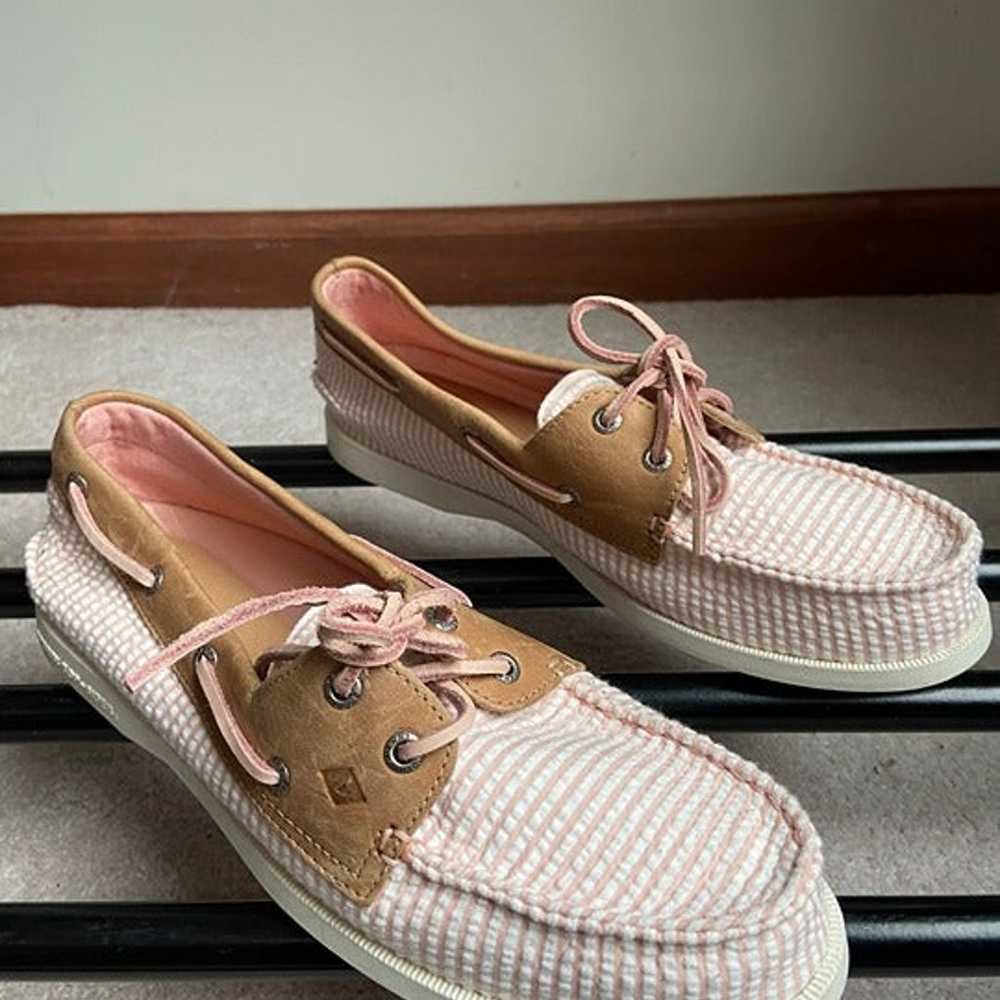 SPERRY Women Original Seersucker Striped Boat Sho… - image 3