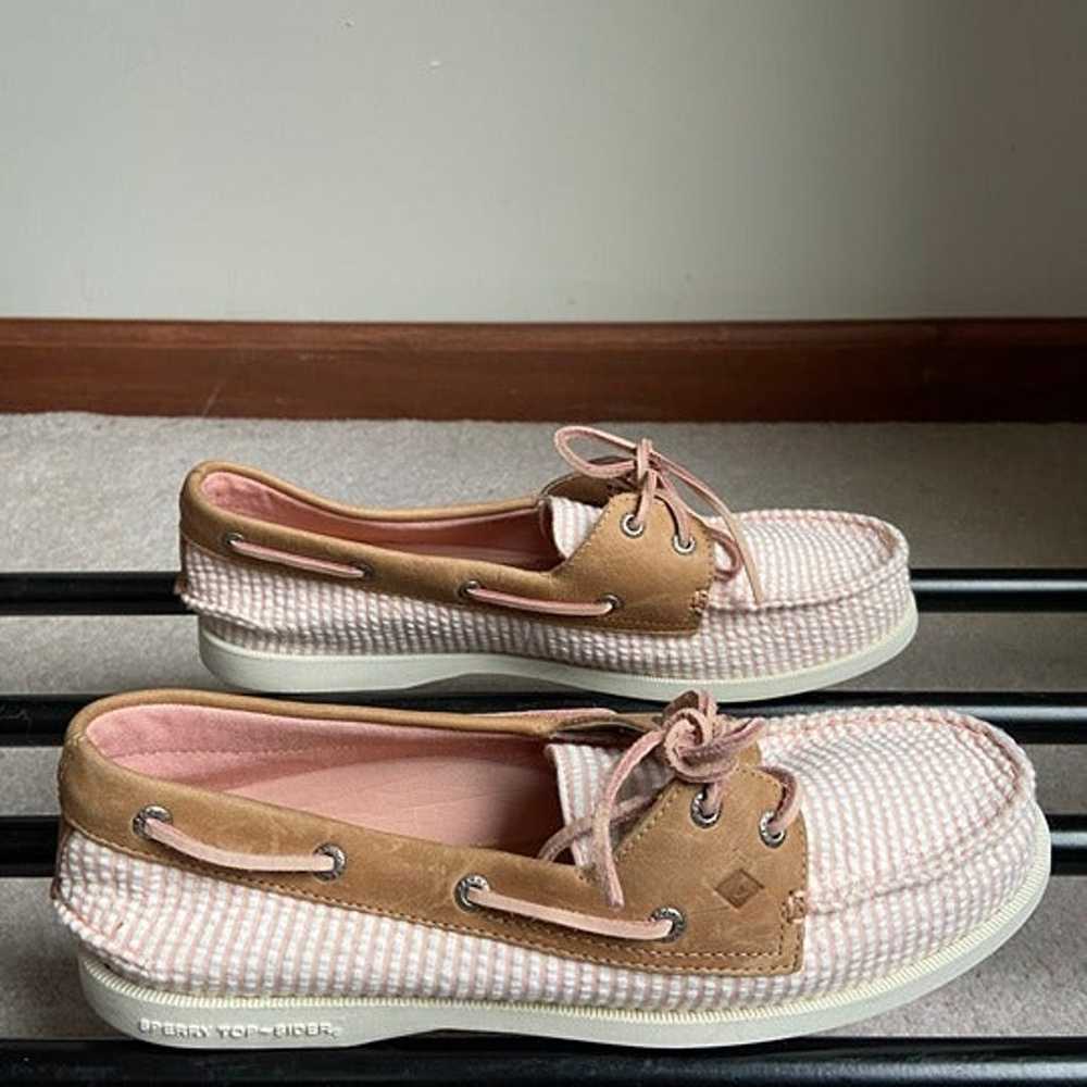 SPERRY Women Original Seersucker Striped Boat Sho… - image 4