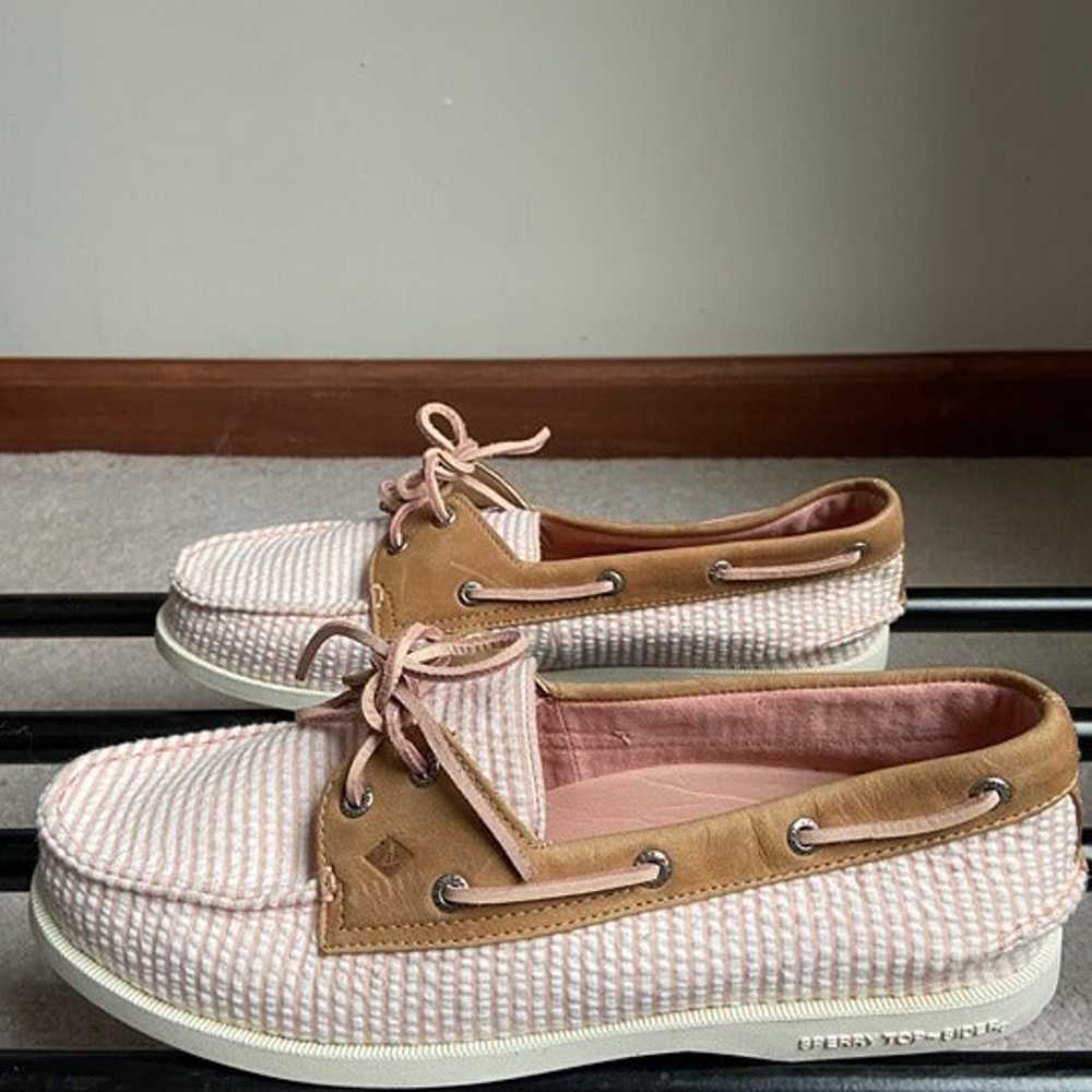 SPERRY Women Original Seersucker Striped Boat Sho… - image 7