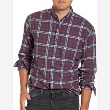 New Rails Felix Long Sleeve Button Down Mens Flan… - image 1