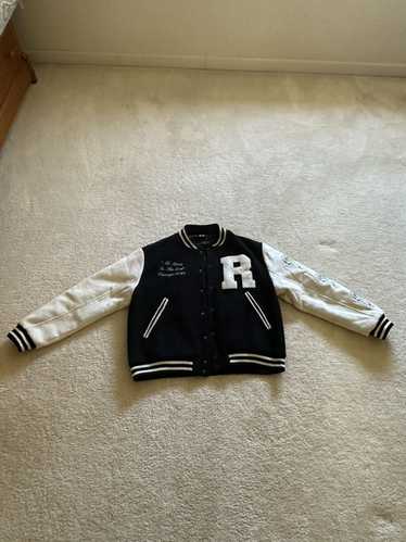 ジャケット・アウター revenge gallery varsity jacket Wool/Leather Full-Snap Autumn Skeleton Revenge Varsity Jacket