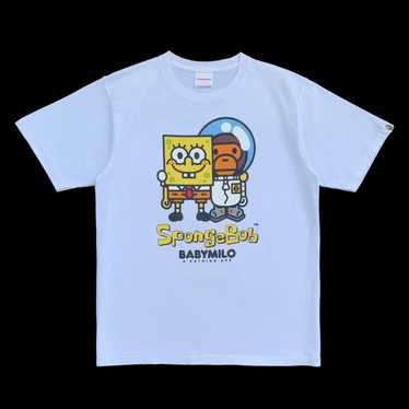 BAPE × SpongeBob Milo shark full zip hoodie A Bathing Ape