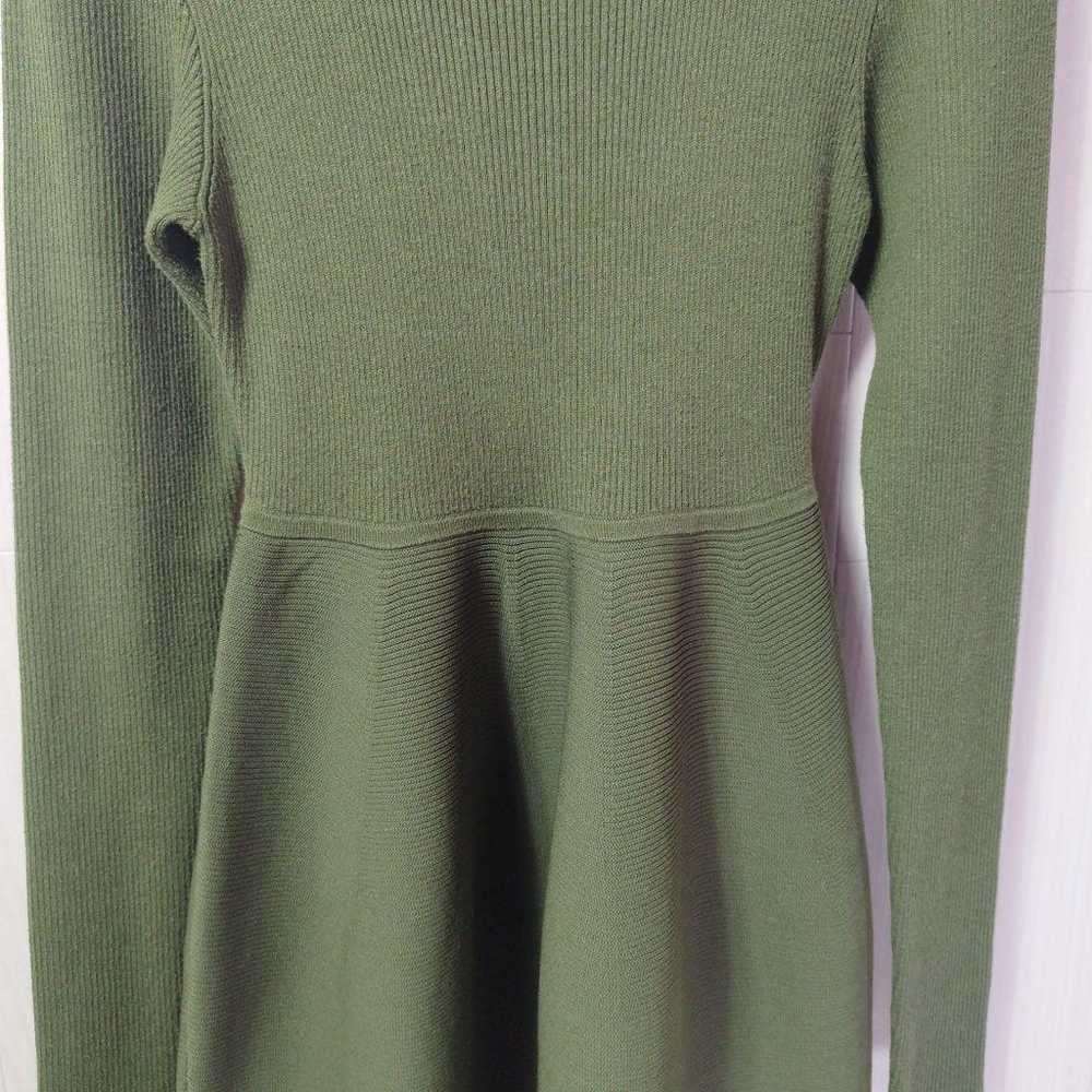 Style Mixer Combination Form Knit Dress Khaki - image 4