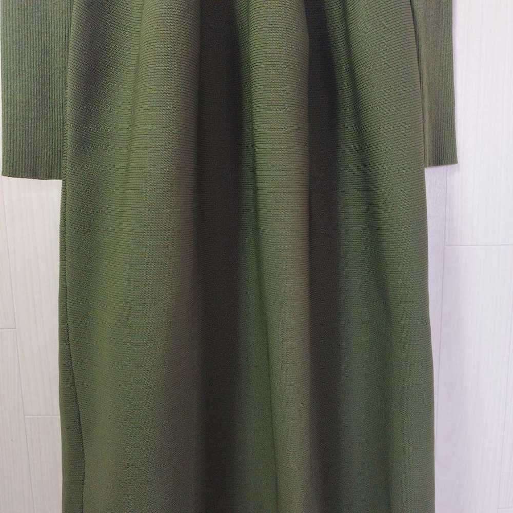 Style Mixer Combination Form Knit Dress Khaki - image 5