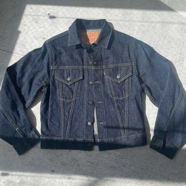 LEVI’S / 90's 71557 557XX denim jacket VTG 90s Levi's 71557 Type 3 Big E Denim Trucker Jacket Size