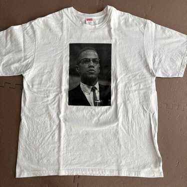 マルコムX Malcolm X supreme90sヴィンテージUSA製早い者勝 90s ビンテージ MALCOLM X マルコムX 総柄 シルクスクリーン
