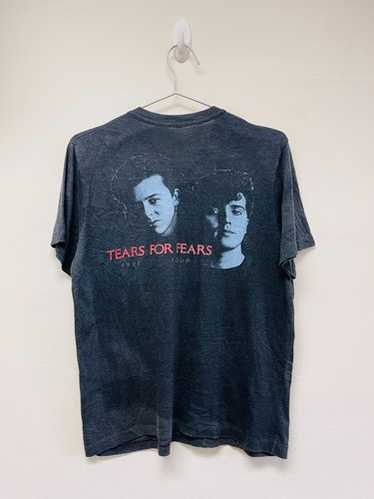 80s tears for fears Tシャツ screenstars usa Awesome Vintage 80s Tears For Fears T-Shirt - Teeshirtbear
