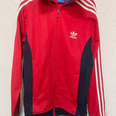 Adidas track jacket red/black - Gem Adidas track jacket red/black - Gem