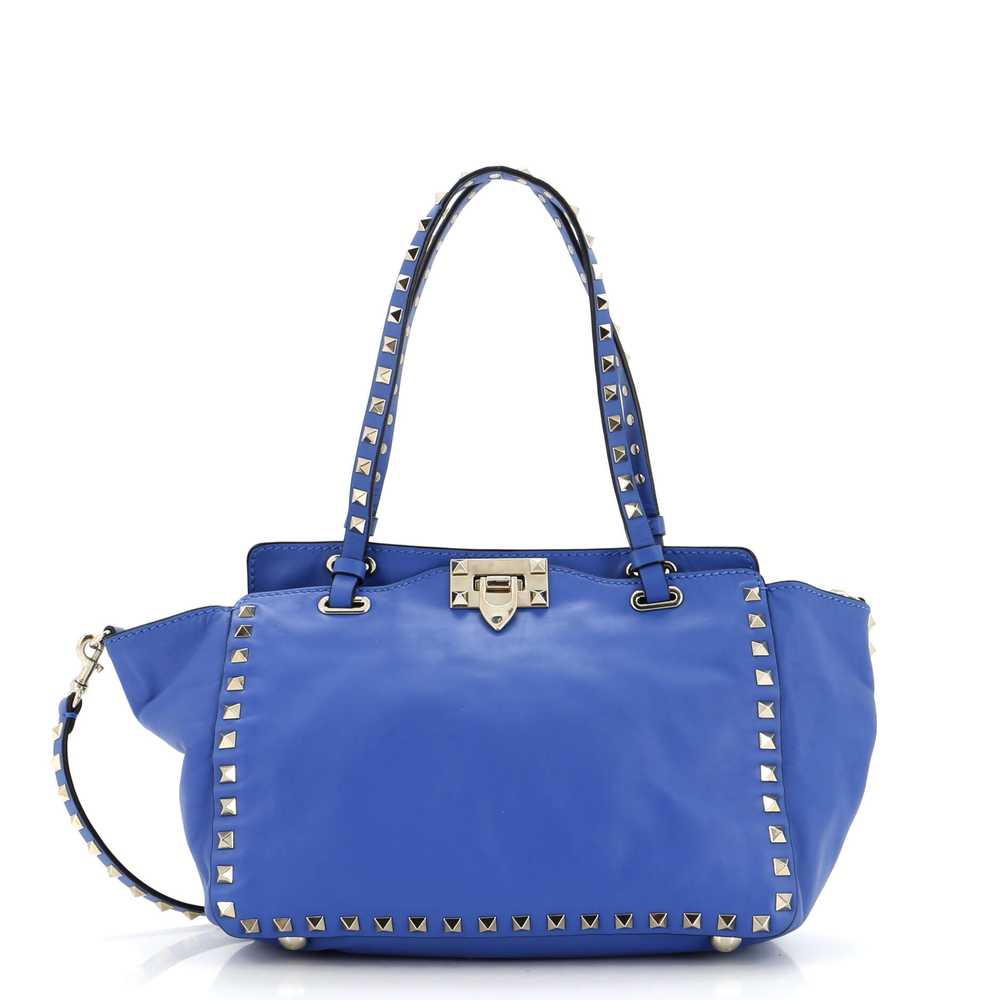 VALENTINO GARAVANI Rockstud Tote Soft Leather Small