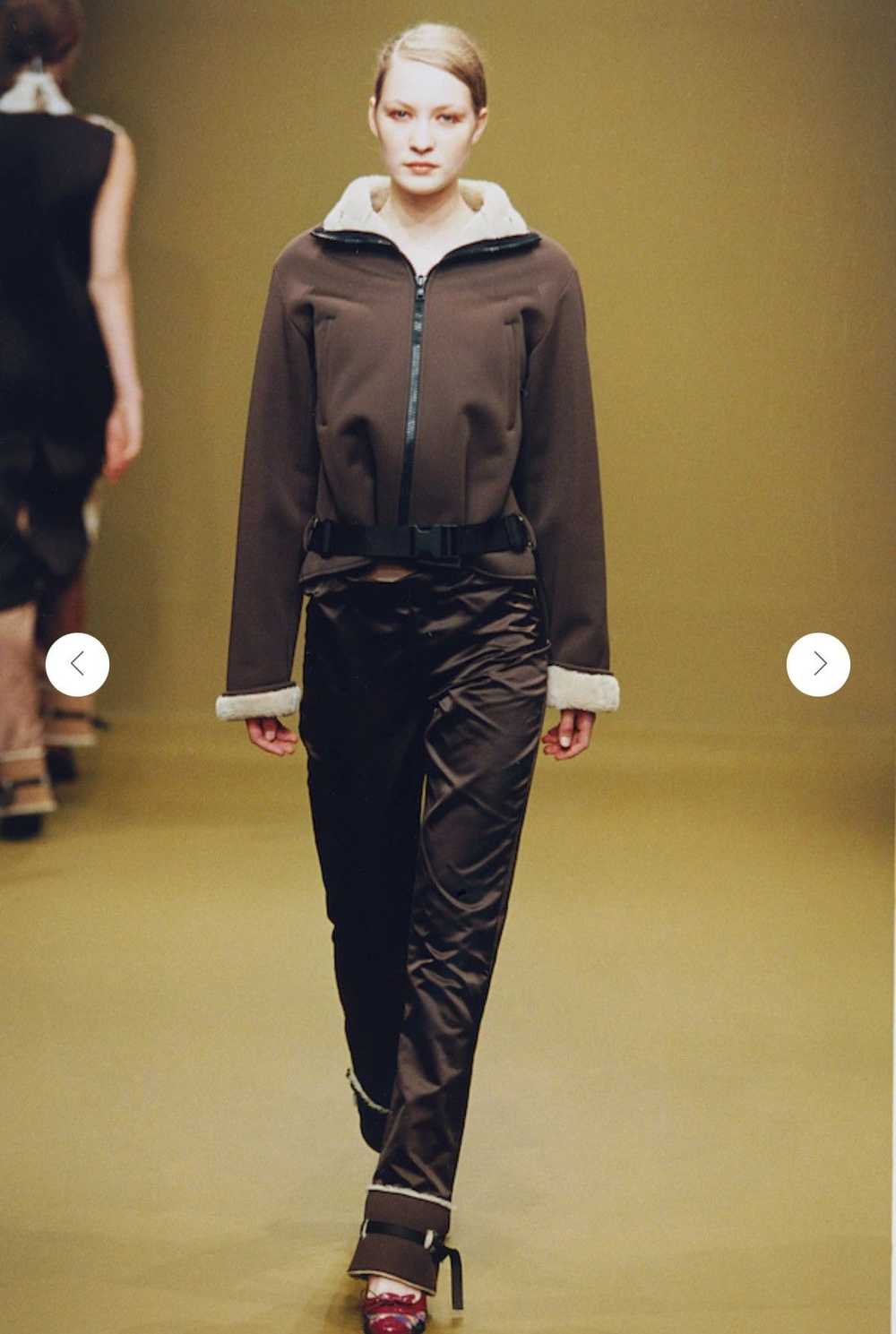 Miu Miu Miu Miu F/W1999 Fleece Lining Belt Buckle… - image 2