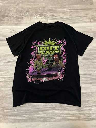 【古着】OUTKAST Tシャツ 【90s】 Vintage Outkast Rap Tee 90s Y2K T Shirt Size XL Black Hip
