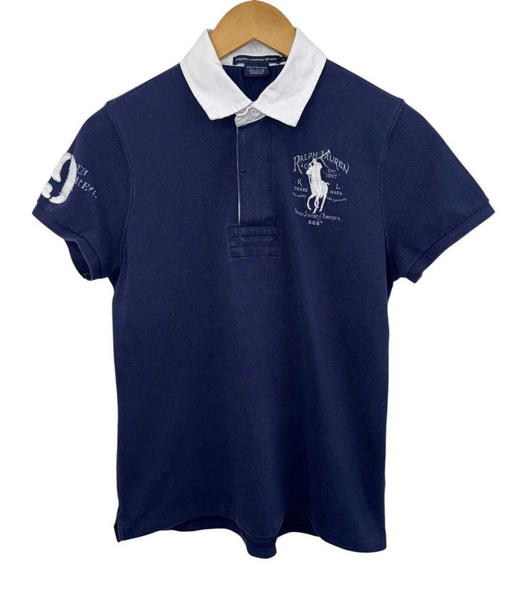 Polo Ralph Lauren Vintage Polo Ralph Lauren Rugby Big Pony Polo Shirt Womens L
