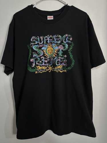 【SUPREME】 Crest T-Shirt Navy - 24FW Supreme Crest Tee Black Navy Red Brown Yellow White 6colors