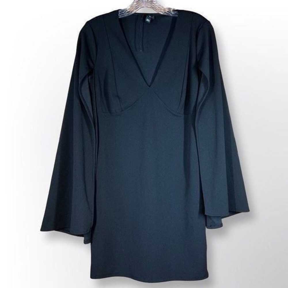 River Island London Black Cape Split Sleeve Bodyc… - image 1