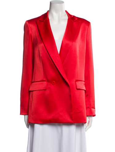 Alice + Olivia Blazer Red Pointed Collar