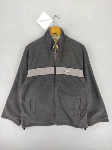 Vintage 90s Spalding Tracktop Jacket Full Zipper Big Logo