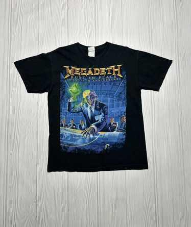 トップス MEGADETH 2004 RUST IN PEACE anvil XL Vintage Y2k 2004 Megadeth 