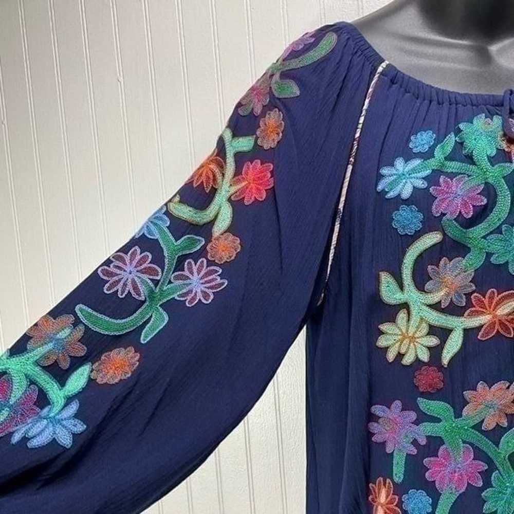 JOHN MARK Embroidered blouse - image 3