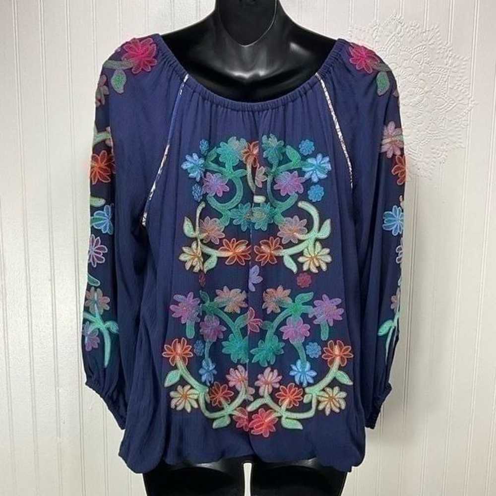 JOHN MARK Embroidered blouse - image 4