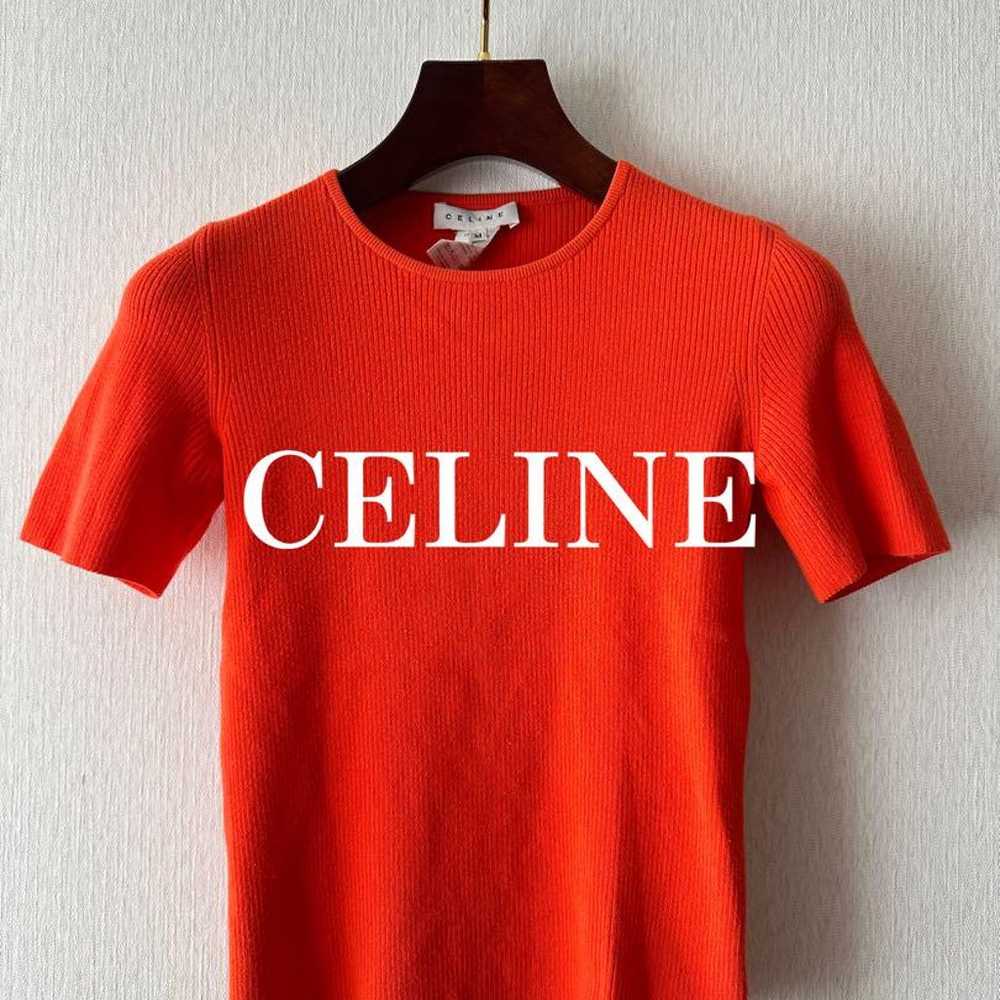 CELINE 00s Compact Body Fit Knit - image 1