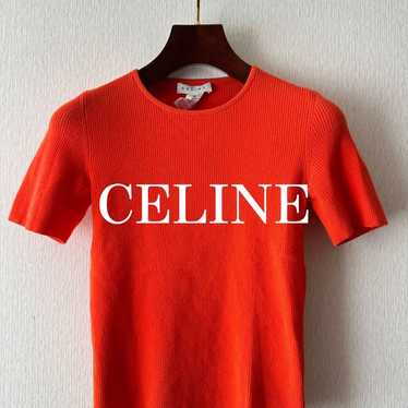 CELINE 00s Compact Body Fit Knit - image 1