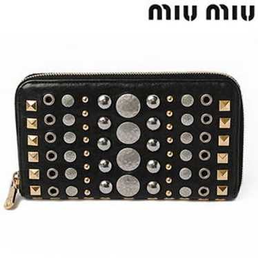 Miu Miu Miu Miu Nappa Long Wallet Nappaborchie Ne… - image 1