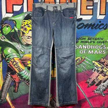 00s L.G.B. mars hot denim mini pants y2k