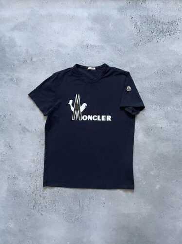 MONCLER SS TSHIRT SHORT SLEEVE T-SHIRT PRINT STUDS IVORY