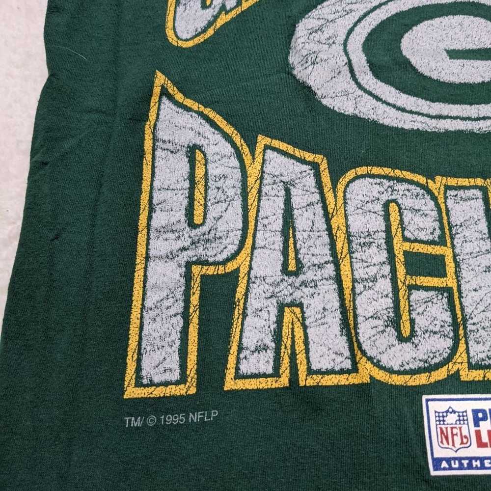 Vtg Green Bay Packers 1995 Reebok, Sz M - image 2