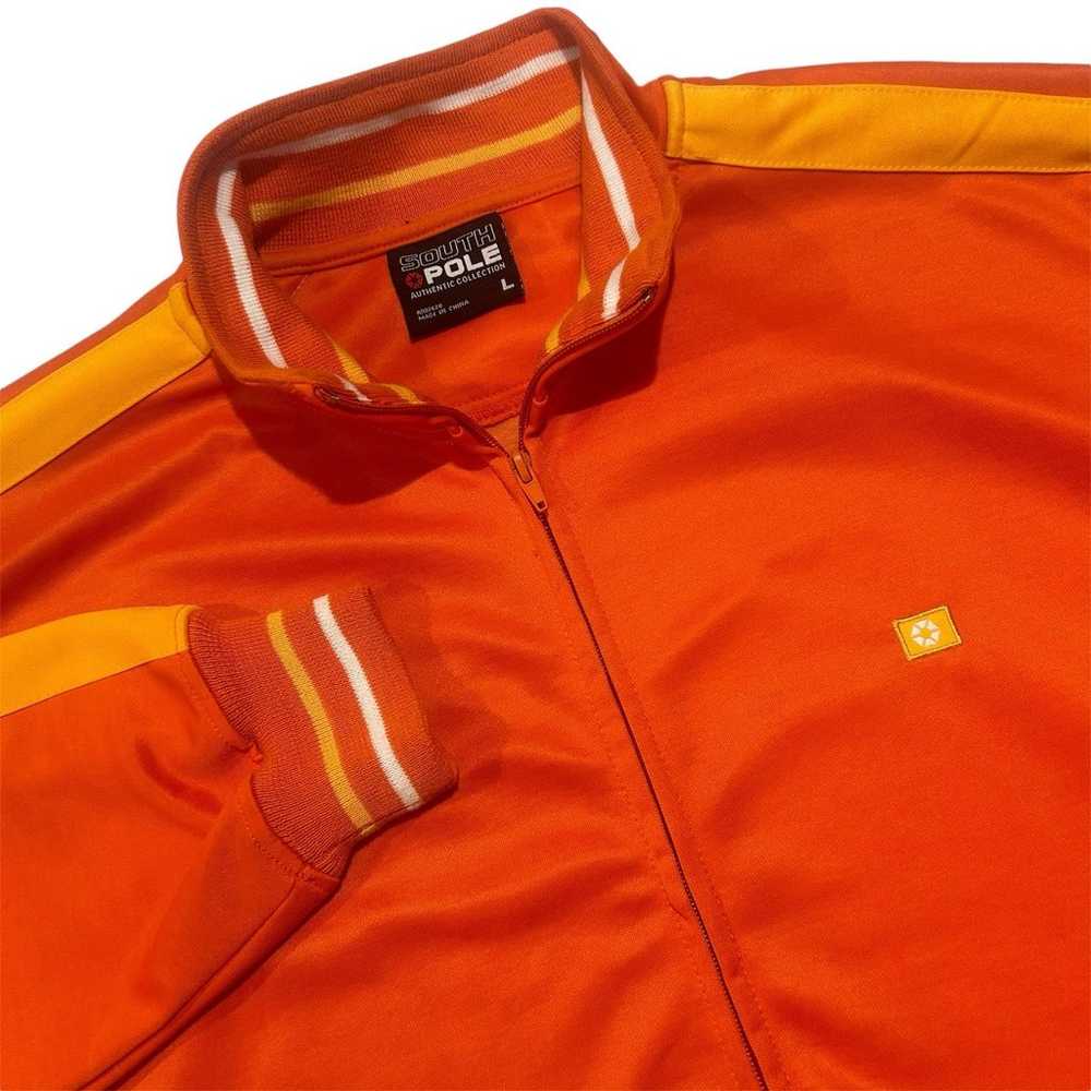 South Pole Men’s Large Orange Yellow Polyester Bl… - image 1