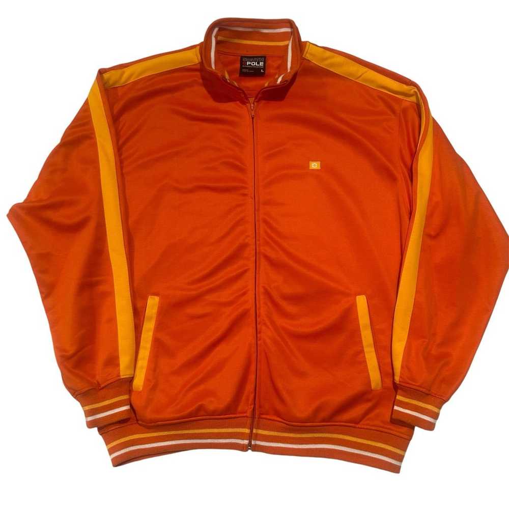 South Pole Men’s Large Orange Yellow Polyester Bl… - image 2