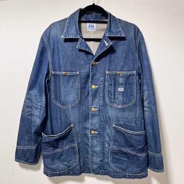 新しいスタイル 00s y2k jacket coverall denim indigo Lee ジャケット・アウター