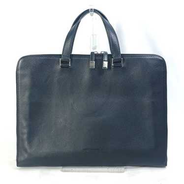 DIOR HOMME ブラックレザートートバッグ 中古・古着通販】DIOR HOMME (ディオール オム) Leather Tote
