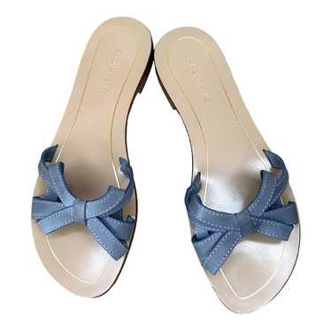 Sarah Flint Mirjana Flat Sandals Amalfi Blue Size… - image 1