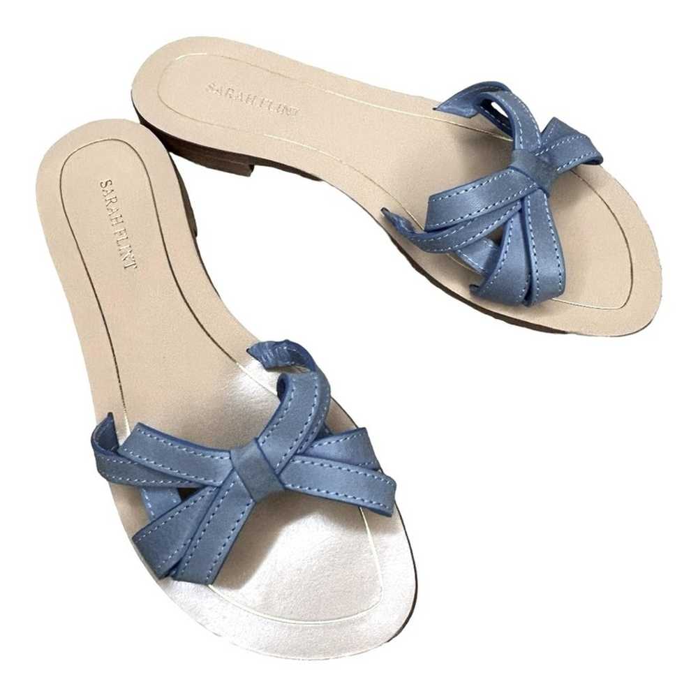 Sarah Flint Mirjana Flat Sandals Amalfi Blue Size… - image 2