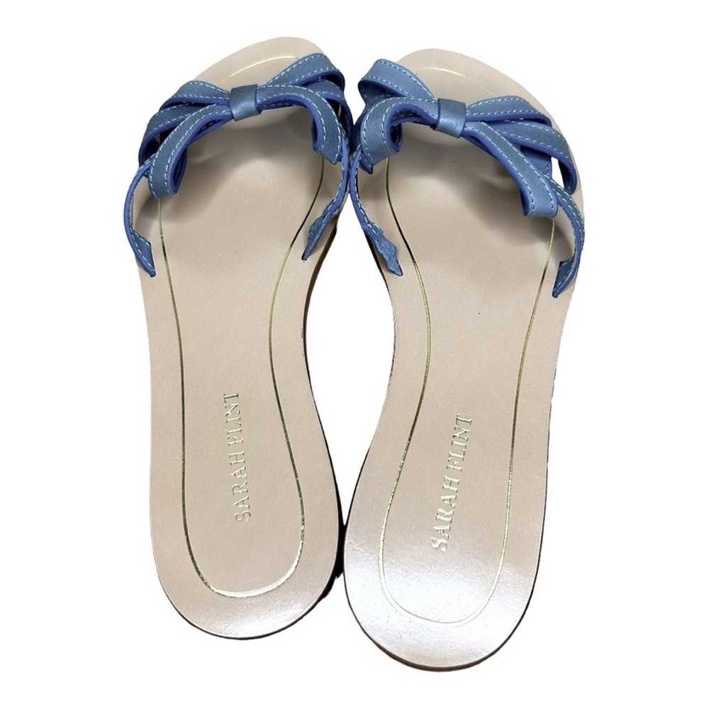 Sarah Flint Mirjana Flat Sandals Amalfi Blue Size… - image 7