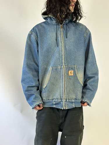 Carhartt denim hooded jacket - Gem Carhartt denim hooded jacket - Gem